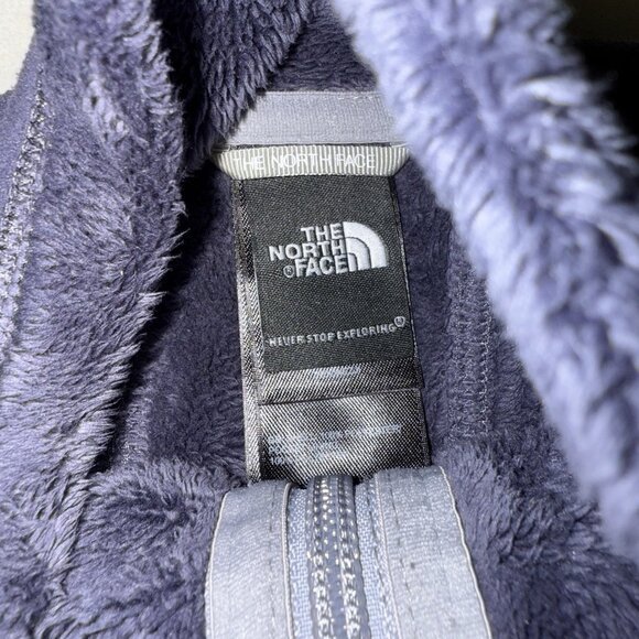 Women’s The North Face Morning Glory Full Zip Purple Fleece Jacket Size Small - Picture 2 of 8